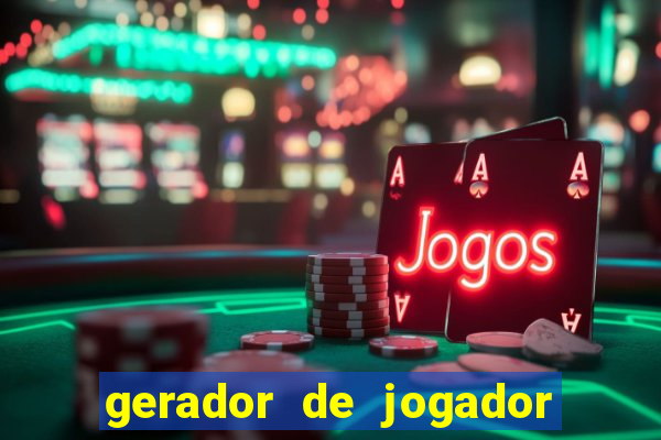 gerador de jogador de futebol